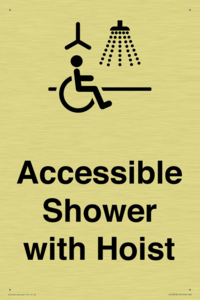 Accessible Shower with Hoist